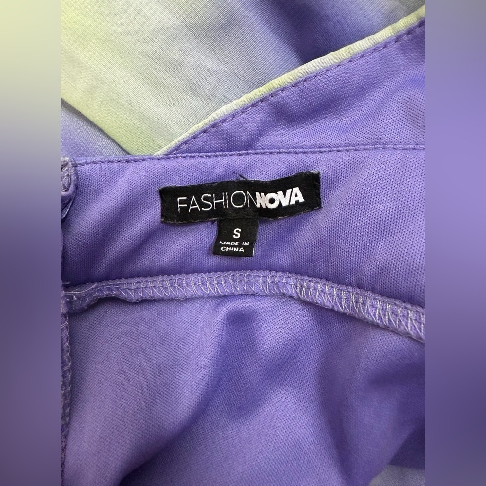 Fashion Nova Vibrant ombre Maxi Dress size S - Picture 2 of 4